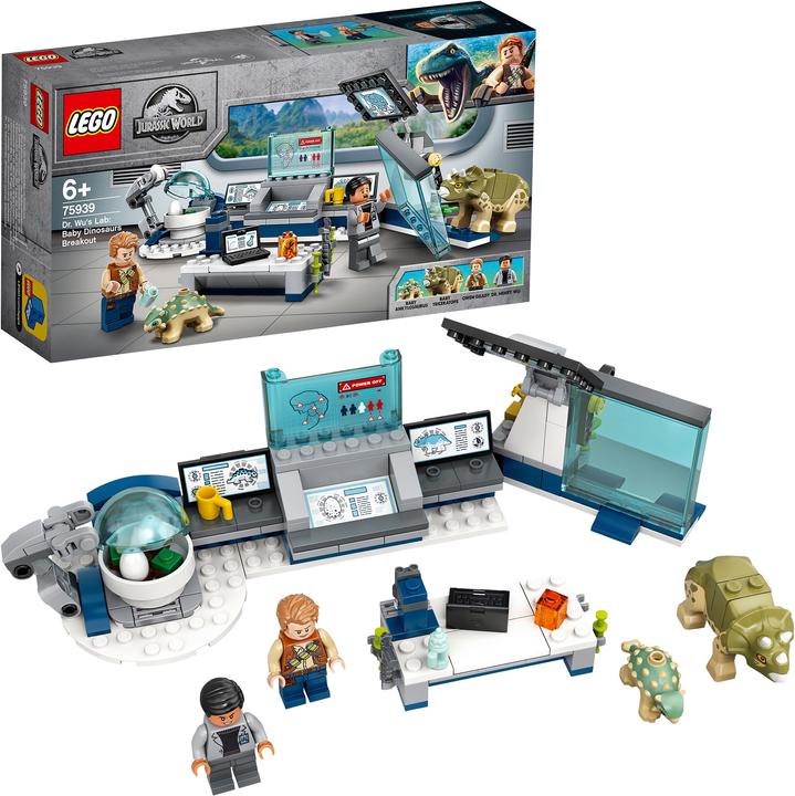 Produktbild LEGO Dr. Wus Labor: Ausbruch der Baby-Dinosaurier (75939, LEGO Jurassic World)
