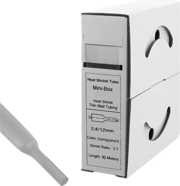 Immagine prodotto Offgridtec Tubo termorestringente trasparente 2,4 mm > 1,2 mm