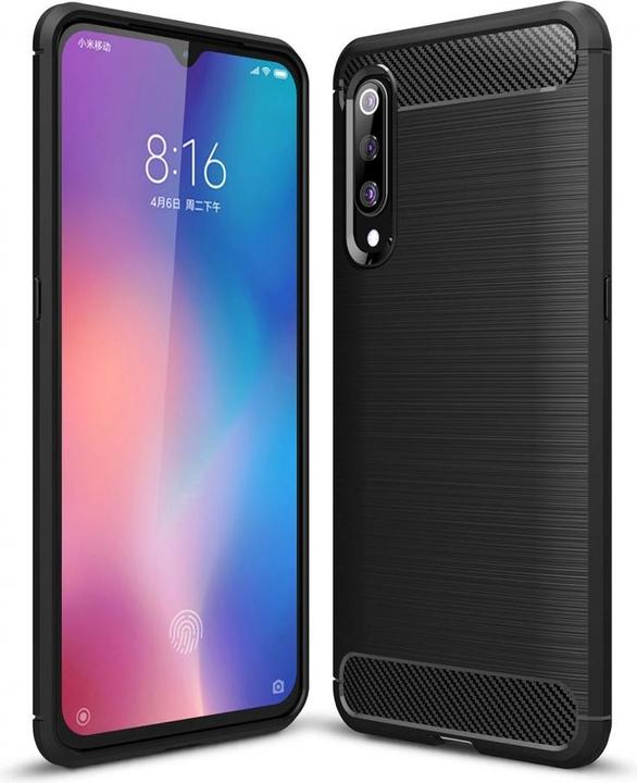 Produktbild Screenguard Xiaomi Mi 9 Hülle Carbon Brushed Soft TPU (Xiaomi Mi 9)