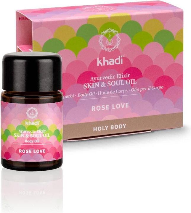 Produktbild Khadi Körperöl Rose Love 10 ml (Körperöl, 10 ml)