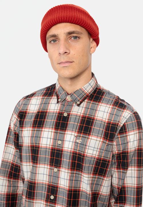 Immagine prodotto Camel Active Camicia a maniche lunghe con motivo a quadri in puro cotone (6XL)