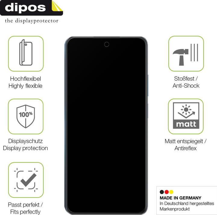 Actual product image Dipos Full Cover Screen Protector Matte (1 Piece, Realme C65)