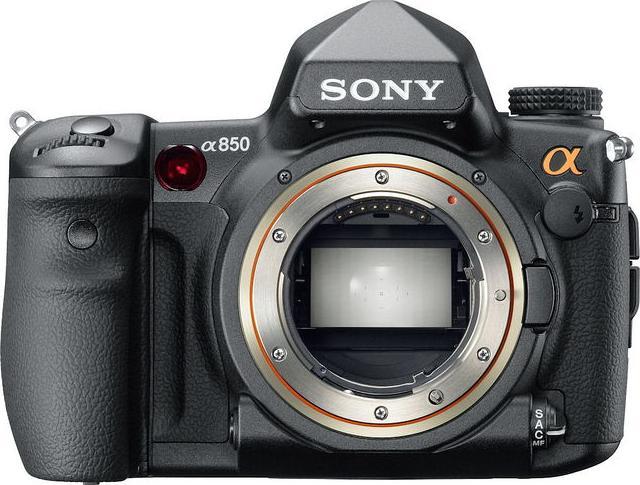 Sony Alpha 850, reflex, 24.6 mégapixels, full frame numérique, boîtier