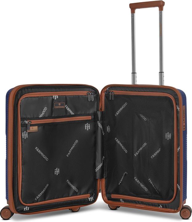Immagine prodotto Farmhood Eco Edition 02 4 Rollen Kabinentrolley 55 cm mit Dehnfalte (44 l, Bagaglio a mano (fino a 50 litri))