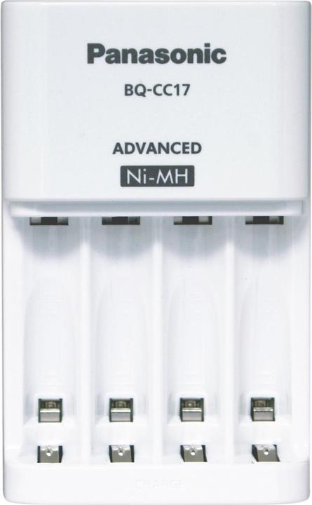 Immagine prodotto Panasonic Caricatore avanzato BQ-CC17 (4 pz., AAA, AA, 1900 mAh, Batteria + Caricabatterie)