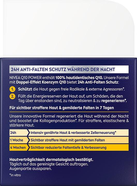 Produktbild NIVEA Q10 Power Anti-Falten Regenerierende Nachtcreme (50 ml)