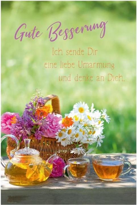 Produktbild ABC Grusskarte Gute Besserung 12.5 x 17.6 cm (1 Stk.)