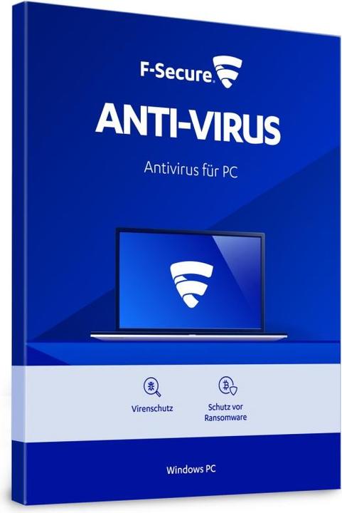 Image du produit F-Secure Anti-Virus (3 Utilisateur, 12 mois)