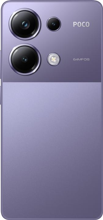 Actual product image Xiaomi Poco M6 Pro (256 GB, Purple, 6.67", Hybrid Dual SIM, 64 Mpx, 4G)