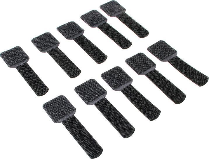 Image du produit Label-the-cable LTC Wall Velcro Cable Ties, pack of 10 (Serre-câbles en plastique, 90 mm, 10 pcs)