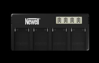 Produktbild Newell DF-4CH 4-fach Ladegerät für NP-F Sony Akkus (Kamera Akku Ladegerät)