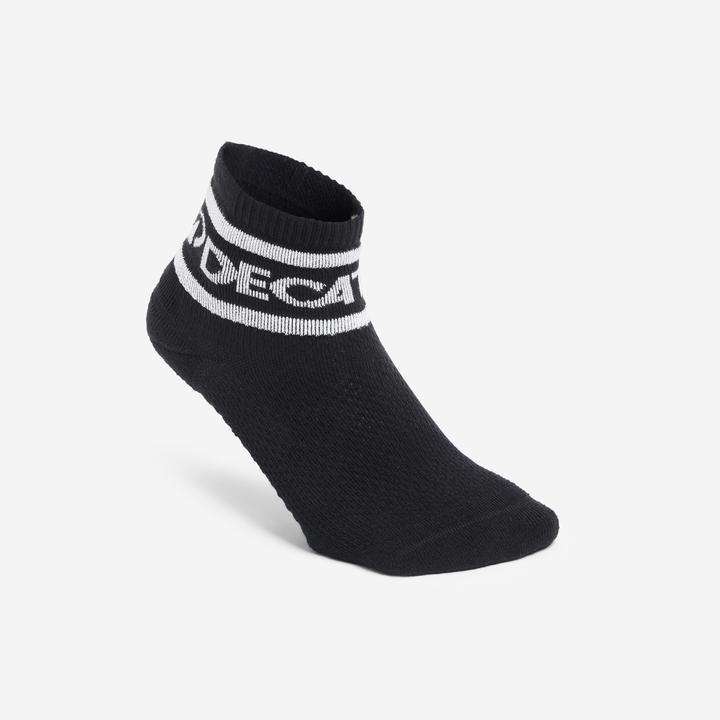 Decathlon Socken Low 3er-Pack- schwarz/weiss