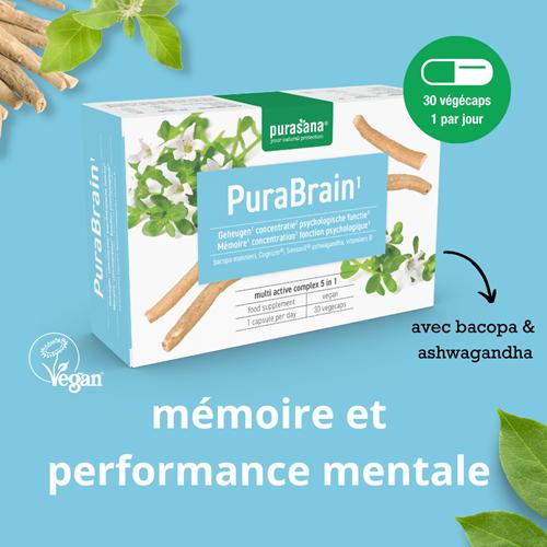 Immagine prodotto Purasana PuraBrain 5 in 1 Complesso Vitaminico Vegetariano 30 Capsule - 19,1 Grammi (Pillole, 19.10 g)