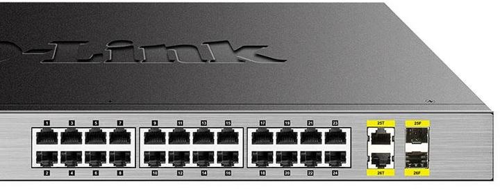 Productafbeelding D-Link 26-POORTS LAYER2 POE+ GB SCHAKELAAR (24 Havens)