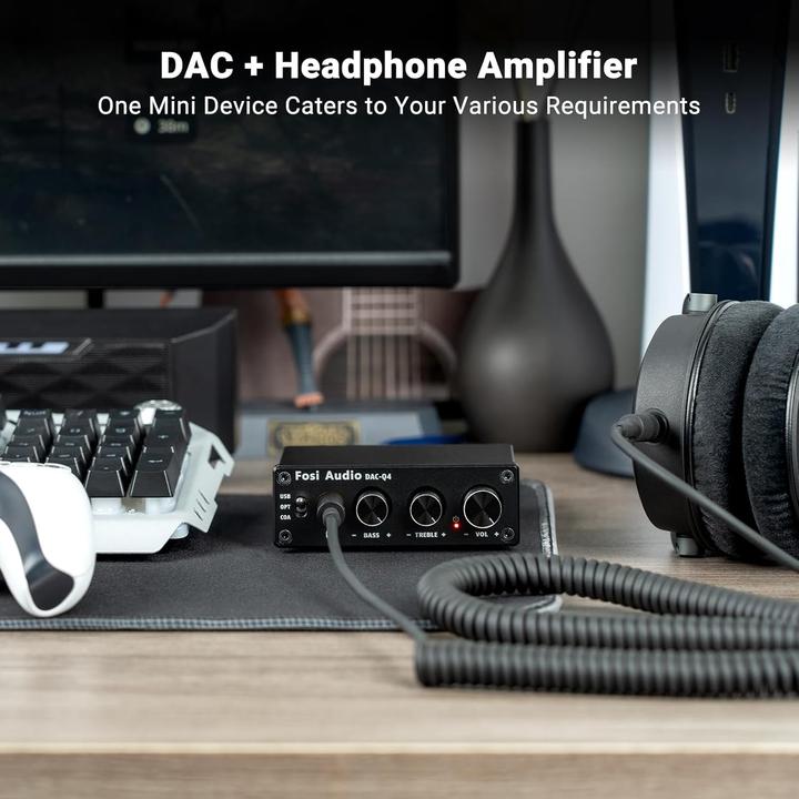 Produktbild Fosi Audio Q4, 24-Bit/192 kHz DAC und Kopfhörerverstärker