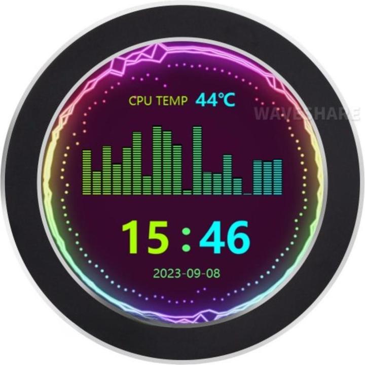 Image du produit WaveShare Moniteur USB B 2.8inch avec panneau IPS 480x480