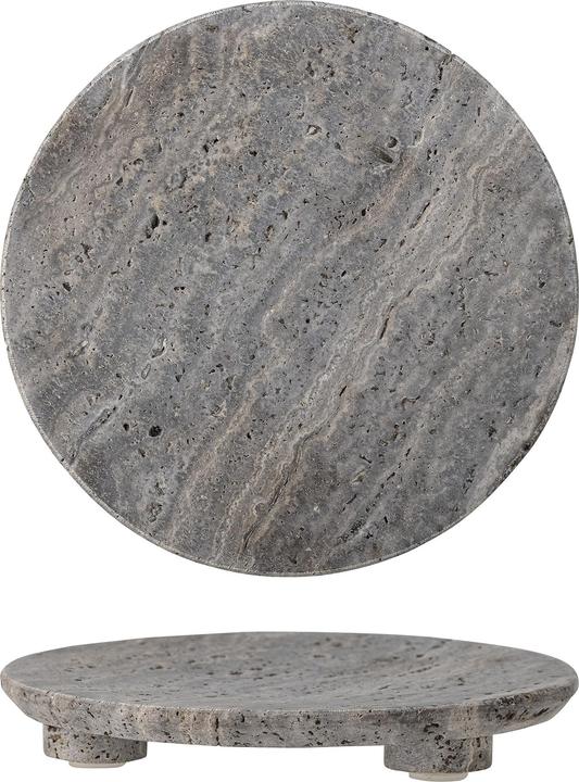 Bloomingville Margaret Tray, Grey, Travertine