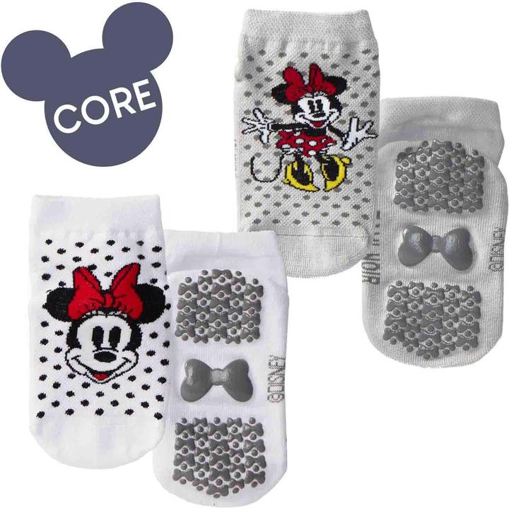 Produktbild Tavi Noir Trainingssocken Disney Grip Kids Low Rise M, Minnie Pack (2er Pack, M/L)