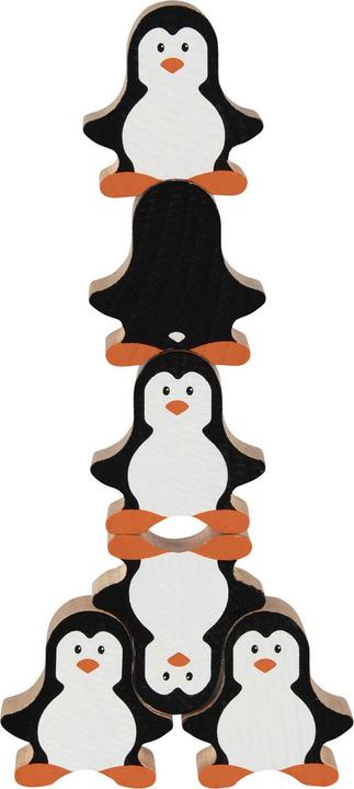 Image du produit Goki Jeu d'empilage de bois Pingouin (Multilingue)