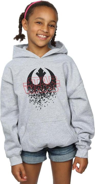 Produktbild Star Wars The Last Jedi Shattered Emblem Kapuzenpullover Mädchen (140, 146)