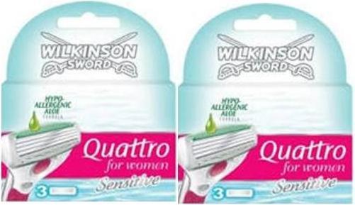 Actual product image Wilkinson Quattro Sensitive (3 x)