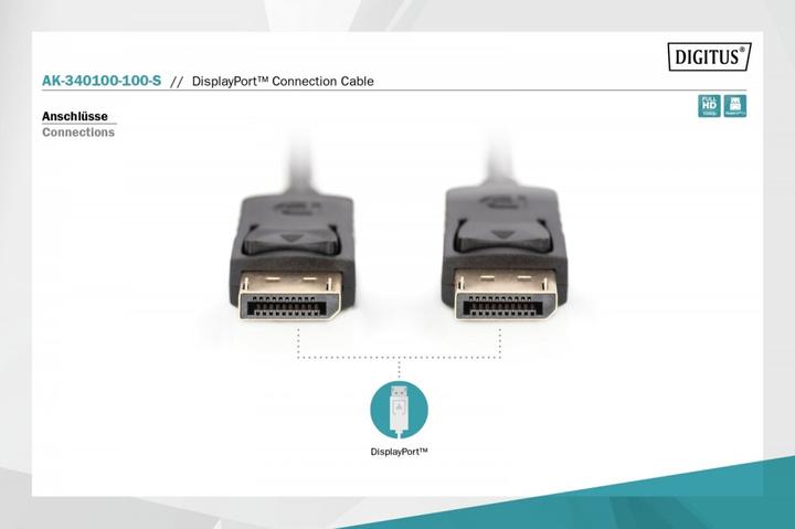 Produktbild Digitus DisplayPort — DisplayPort (10 m, DisplayPort)