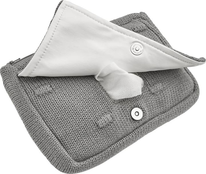 Image du produit Meyco Etui pour lingettes humides Knots gris