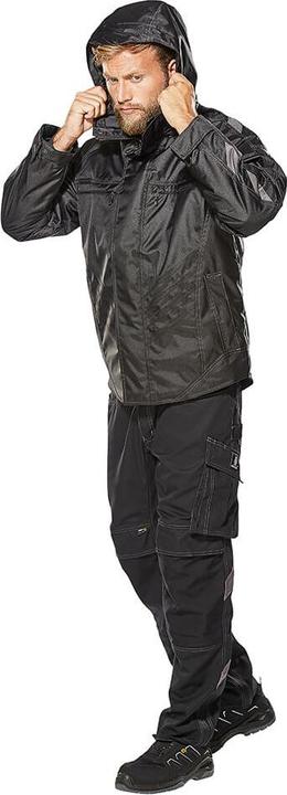 Actual product image Mascot unisex pilot jacket Frankfurt dark anthracite, black size M (M)