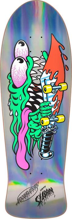 Actual product image Santa Cruz Slasher Reissue Silver Foil (10.10")