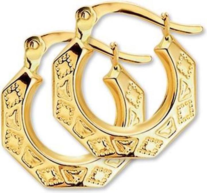 Image du produit Marie Celeste Ohrringe gelegt - 14,5 mm - Gold (Or jaune)
