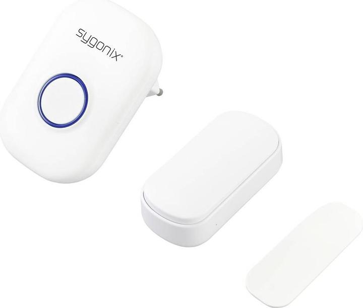 Produktbild Sygonix SY-5225388 Funkklingel Komplett-Set batterielos, mit Blitzlicht (Funk)