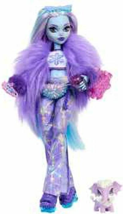 Image du produit Monster High Abbey Bominable Yeti avec mammouth de compagnie et accessoires