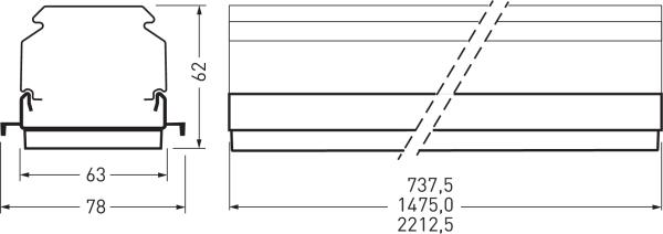 Productafbeelding Trilux LED tandwielbak 7651Fi HE LW 60-840 ET L150 01 (6300 lm)