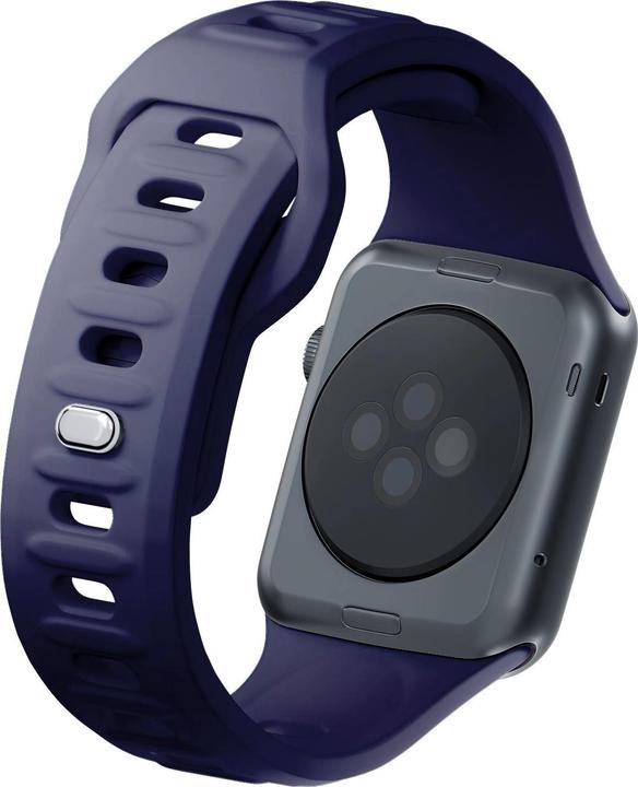 Produktbild 3MK Silicone Watch Strap granatowy/ocean blue dla Apple Watch 42/44/45/49mm (Silikon, Edelstahl)