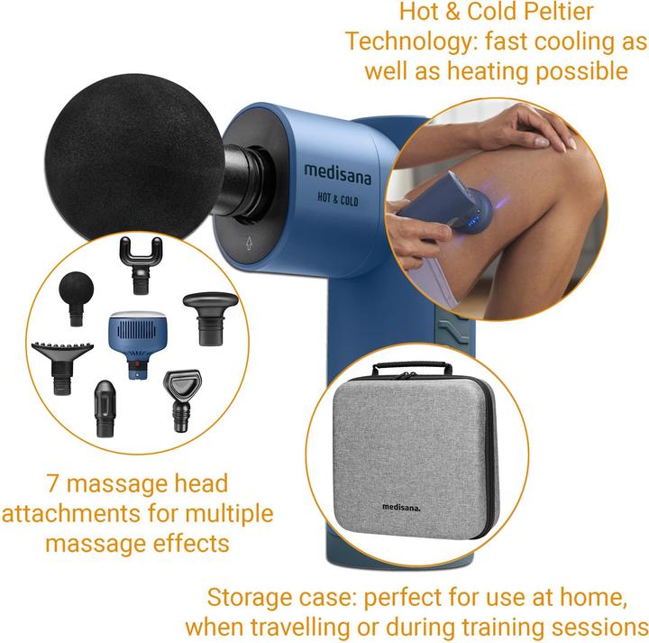 Immagine prodotto Medisana MG 600 Pistola per massaggi caldi e freddi