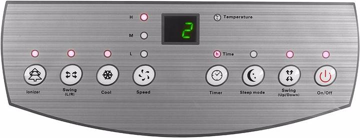 Actual product image Sichler Evaporative air cooler with roller technology, timer, ionizer, 100W
