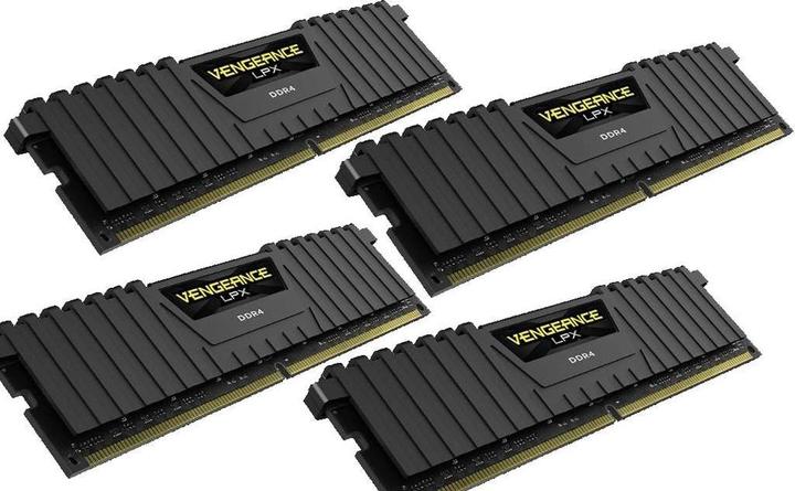 Image du produit Corsair Vengeance LPX (4 x 4GB, 2666 MHz, RAM DDR4, DIMM)