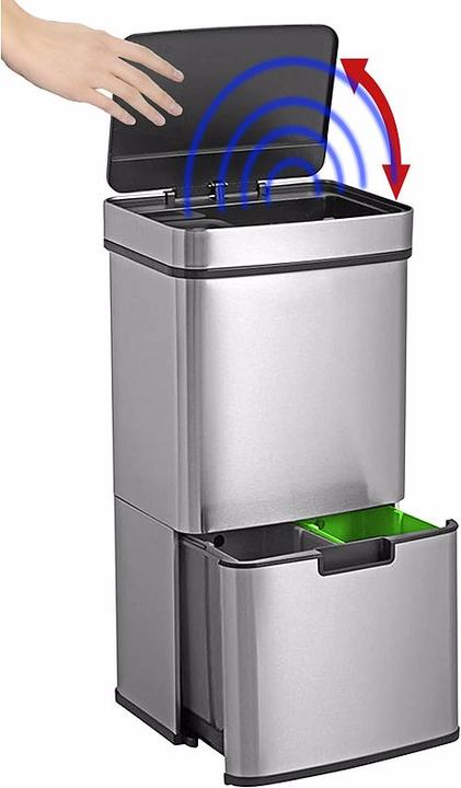 Actual product image Infactory Design garbage separation system with sensor (72 l)