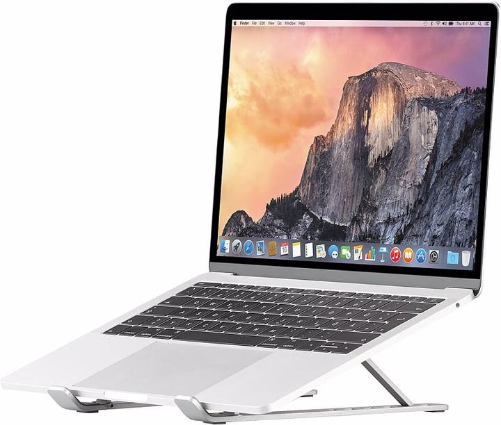 Image du produit Pearl Lot de 2 Support portable en aluminium pour ordinateur portable jusqu'à 39,5 cm (15,6")