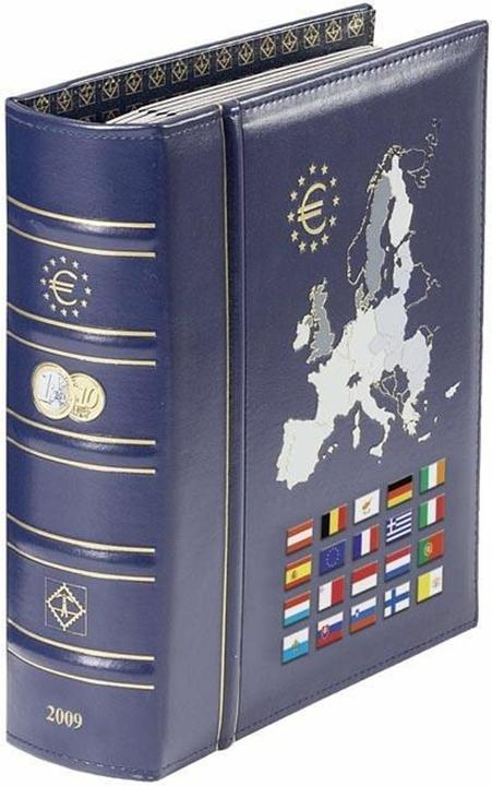 Produktbild Münzalbum VISTA, Band 1 für 12 Euro Kursmünzensätze, inkl. Schutzkassette, blau