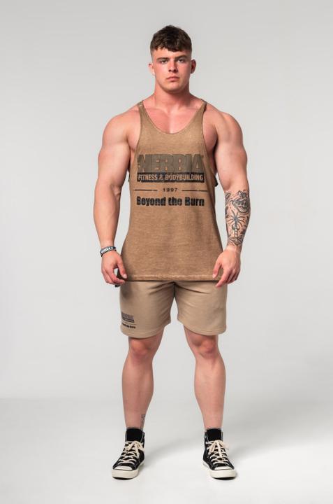 Produktbild Nebbia Sweatshorts Gym Bro 352 - light brown (M)
