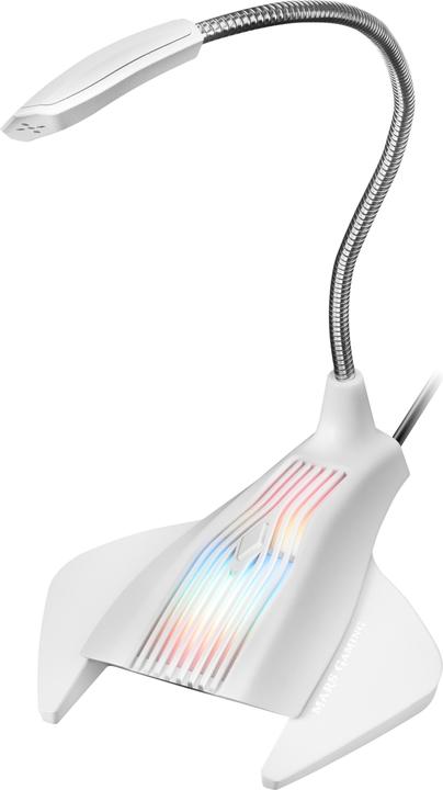 Produktbild Mars Gaming Microphone Sur Pied Mmic RGB (Blanc)