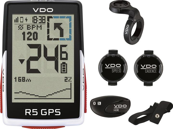 Produktbild Vdo R5 GPS Top Mount Set Fahrradcomputer Biketacho Radcomputer