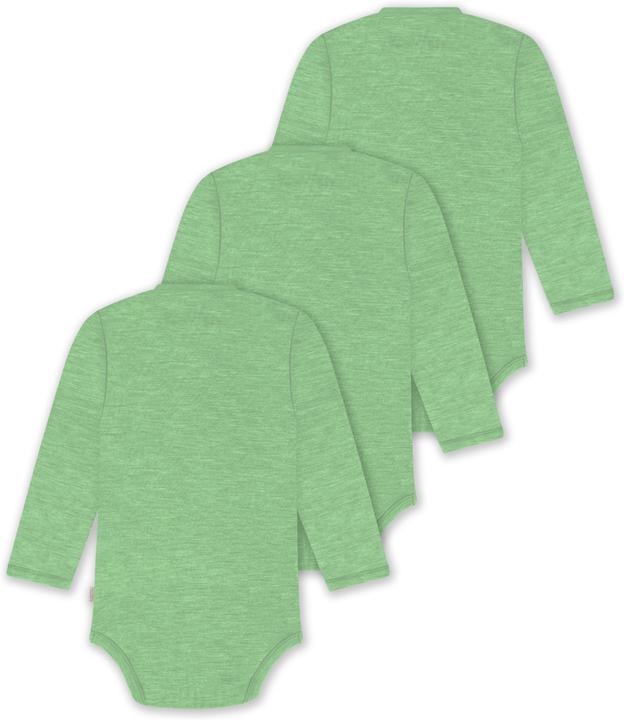 Image du produit Normani Lot de 3 Body Mérinos manches longues pour bébé 0-24 mois - 9349 (80)
