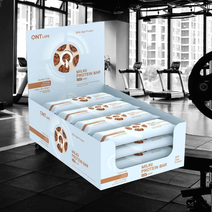 Image du produit QNT Milkii Protein Bar 12x60g (Biscuit, 12 pcs, 720 g)