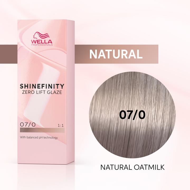 Immagine prodotto Wella Shinefinity 07/0 Natural Oatmilk - 60ml (07, 0 Latte d'avena naturale)