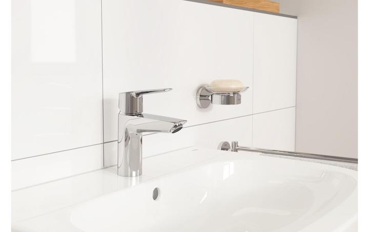 Produktbild Grohe Start QuickFix Lavaboarmatur, Mittelstellung kalt, Push-Open Ablauf, S-Size, Chrom