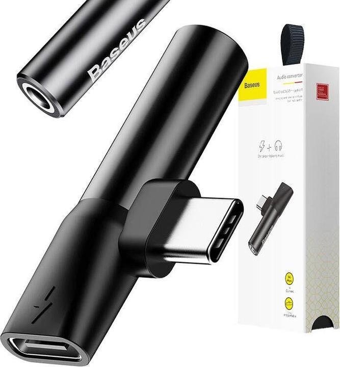 Image du produit Baseus Adaptateur 2in1 USB Type-C (USB Type C, Jack 3.5mm, USB Type C)