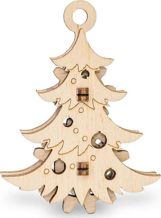 Eco Wood Art EWA wooden puzzle 3D Christmas tree (8 pieces)