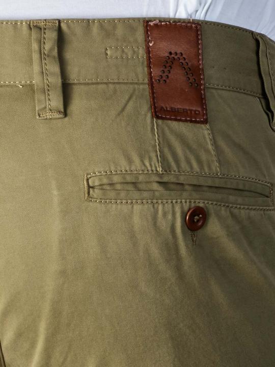 Actual product image Alberto Lou Pants Slim Compact Cotton green (W30/L34)